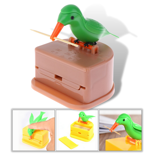 Bird Shaped Toothpick Dispenser For Hygienic Easy Access