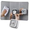 Three Pack Adhesive Towel Holders Waterproof Space Saving Easy To Install