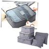 Set of 6 Lightweight Travel Bags for Tidy Luggage Organization