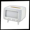 Retro TV Tissue Dispenser With Phone Holder For Easy Access