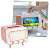 Retro TV Tissue Dispenser With Phone Holder For Easy Access
