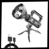 Rechargeable LED Flashlight With Tripod Stand Delivers Superior Brightness
