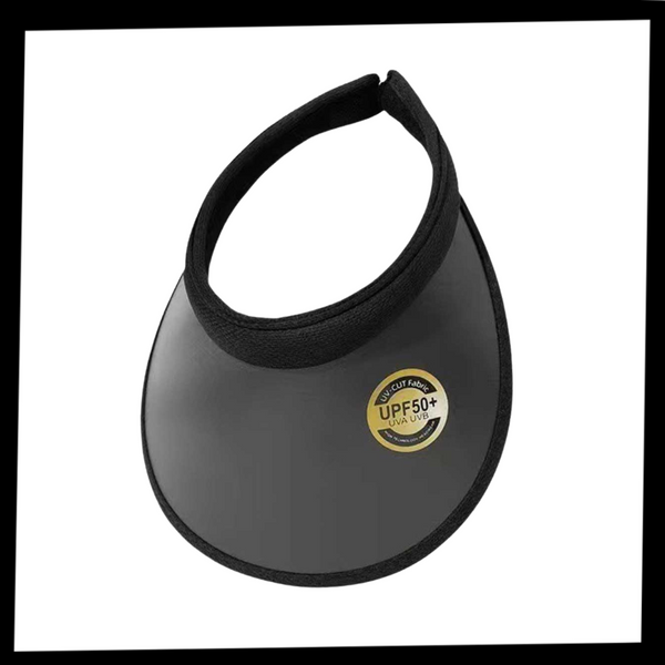 Sun Shield Visor Cap With Lightweight Comfort And Adjustable Fit