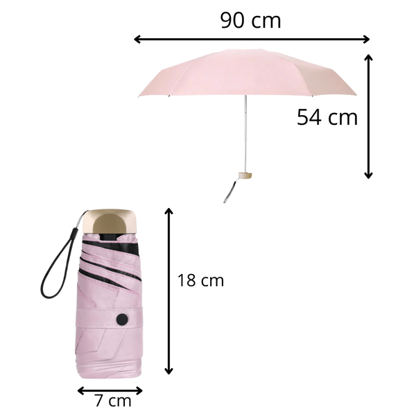 Compact UV Shield Pocket Umbrella For All Weather Protection