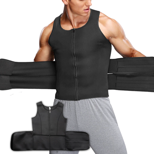 Men's Sauna Waist Trainer Vest For Faster Calorie Burn