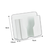 Wall Mounted Phone Holder With Adhesive Mount For Hands Free Viewing