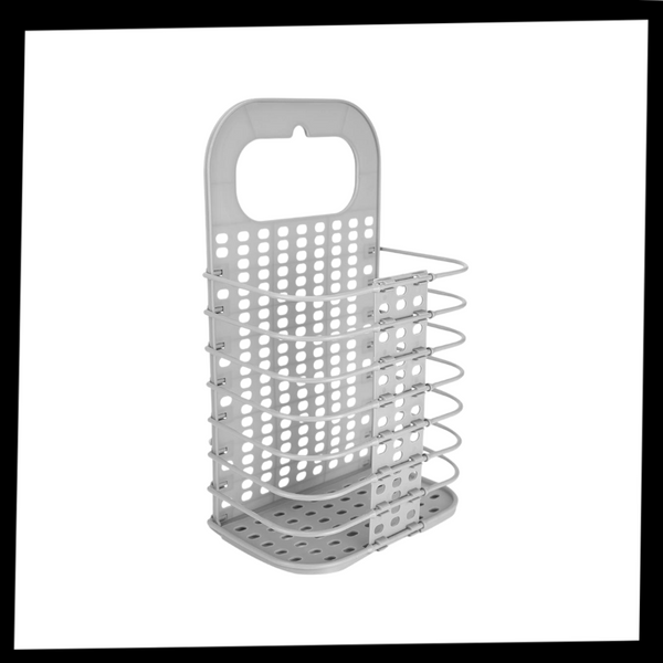 Wall-Mounted Folding Laundry Basket For Easy, Space-Saving Storage