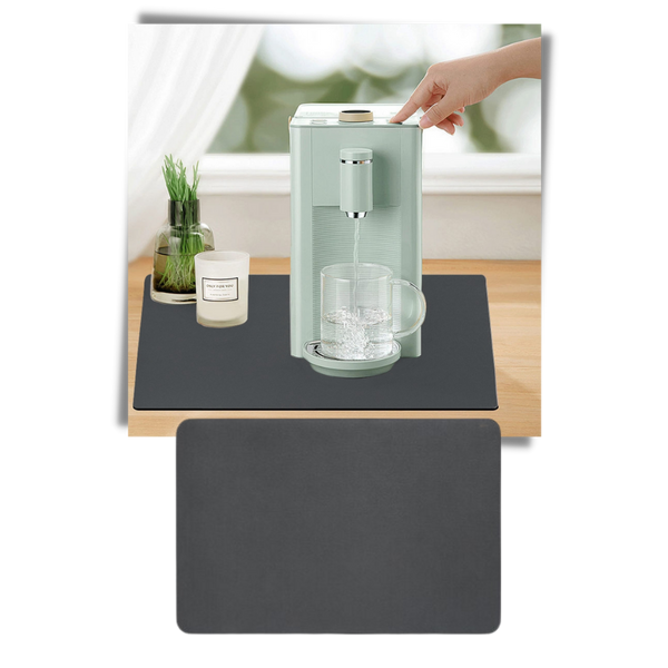 Non Slip Kitchen Drain Mat For Faster Water Drainage And Spill Prevention