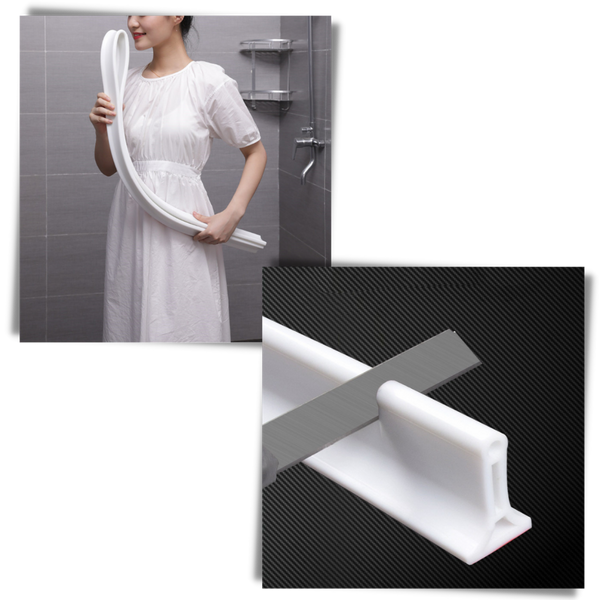 Self Adhesive Silicone Water Stopper Strip For Leakproof Bathrooms