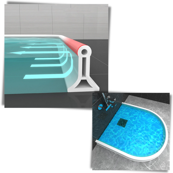 Self Adhesive Silicone Water Stopper Strip For Leakproof Bathrooms