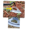 Steel Handheld Hollow Hoe For Weeding And Garden Raking