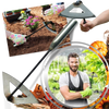 Steel Handheld Hollow Hoe For Weeding And Garden Raking