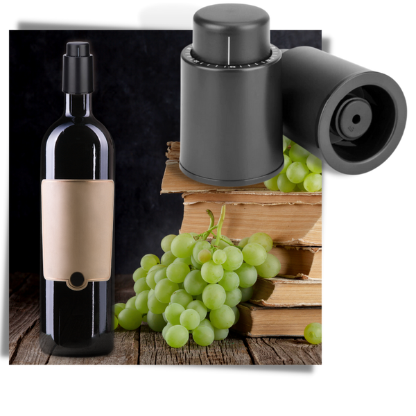 Premium Vacuum Wine Stopper Maintains Fresh Long Lasting Flavor