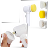 Premium Cordless Cleaning Brush With Interchangeable Heads For Stain Removal