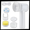 Premium Cordless Cleaning Brush With Interchangeable Heads For Stain Removal