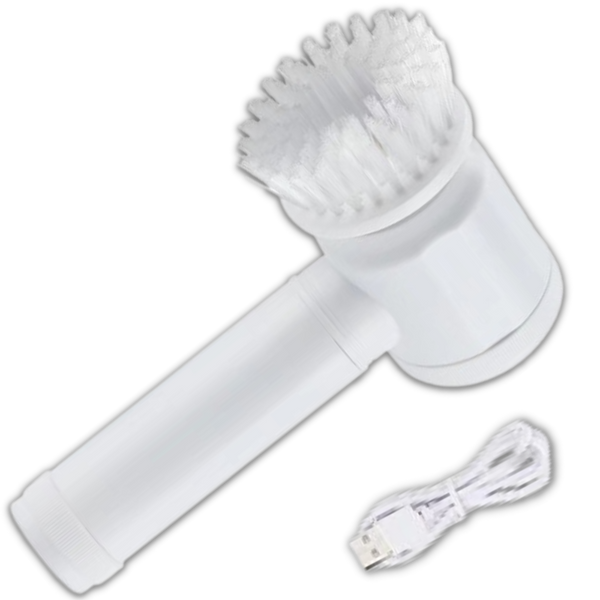 Premium Cordless Cleaning Brush With Interchangeable Heads For Stain Removal