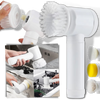 Premium Cordless Cleaning Brush With Interchangeable Heads For Stain Removal