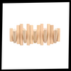 Wooden Minimalist Coat Rack for Strong Load Bearing Coat and Bag Storage