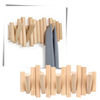 Wooden Minimalist Coat Rack for Strong Load Bearing Coat and Bag Storage