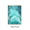 Coastal Ocean Waves Canvas Wall Art Sea Serenity Home Decor