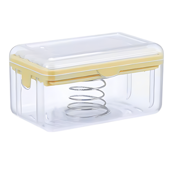 Dual-Function Soap Dispenser With Sponge Holder for Dry Countertops