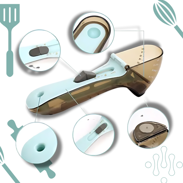 Dual-Mode Adjustable Measuring Cup for Precise Kitchen Measurements