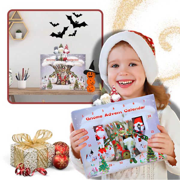 Spooky Gnome Countdown Calendar For Festive Halloween Decor