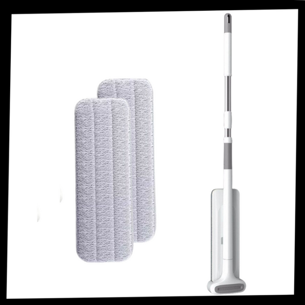 Effortless 360 Degree Rotating Mop With Durable Microfiber Pad