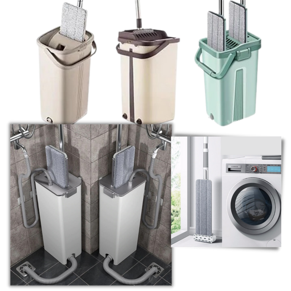 Effortless 360 Degree Rotating Mop With Durable Microfiber Pad