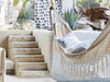 Handcrafted Cotton Macrame Hammock With Loop End For Easy Hanging