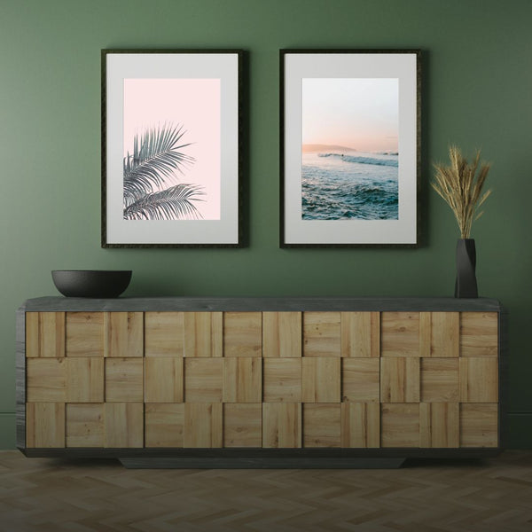 Premium Coastal Seaside Canvas Wall Art 2 Piece Home Decor