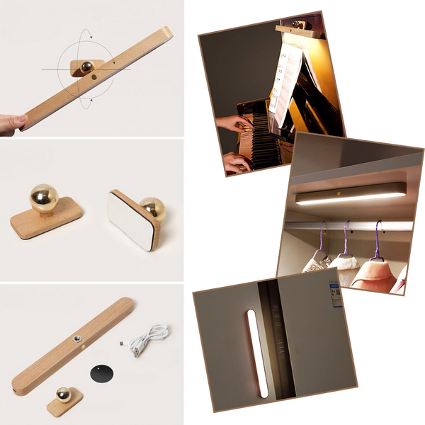 Rechargeable Magnetic Vanity Light Bar With Three Level Dimming