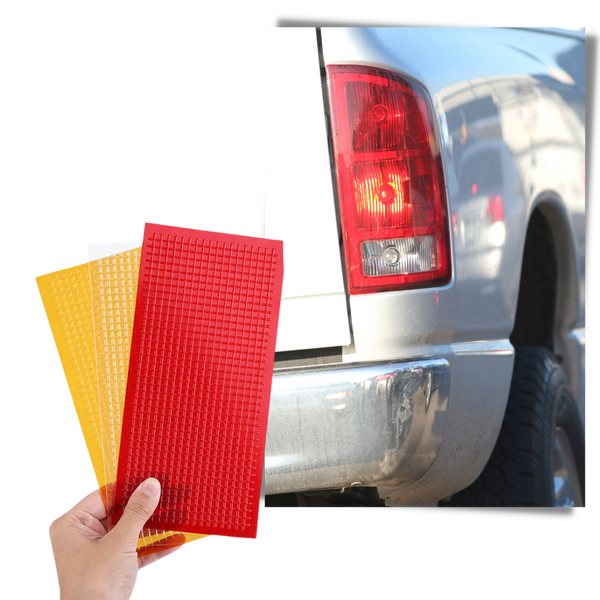 Three-Color Tail Light Repair Film Kit For Quick, Weatherproof Safety