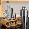 Luxury Metallic Home Bar Set With Elegant Cocktail Serving Tools