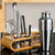 Luxury Metallic Home Bar Set With Elegant Cocktail Serving Tools