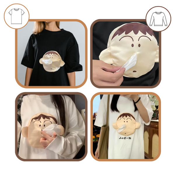 3D Carry Paper Shirt For Playful Anime Style With Breathable Comfort