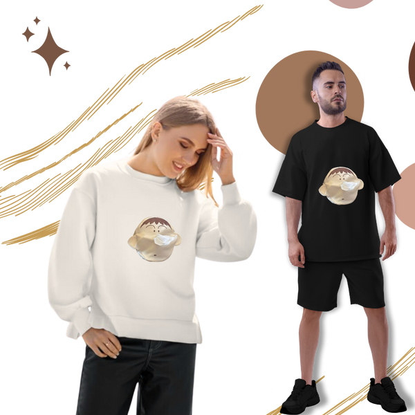 3D Carry Paper Shirt For Playful Anime Style With Breathable Comfort