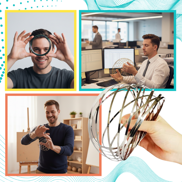 3D Kinetic Arm Slinky Delivers Stress Relief With Mesmerizing Motion