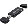 Three In One USB Memory Card Reader For Ultra Fast File Transfer