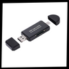 Three In One USB Memory Card Reader For Ultra Fast File Transfer