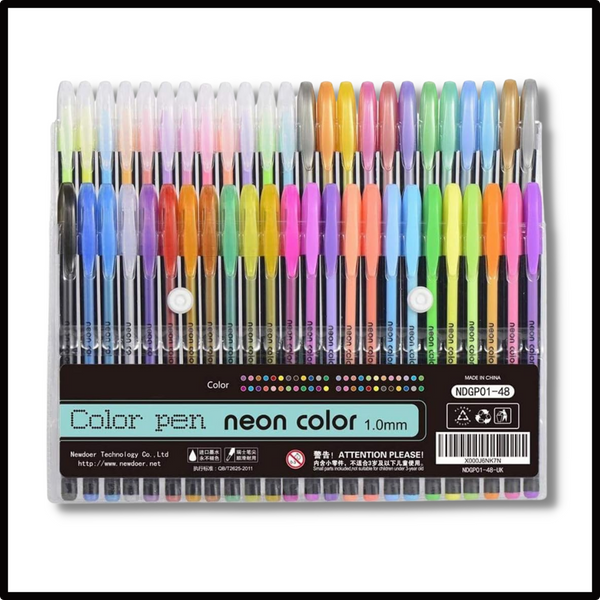 Glitter Gel Pens Set With Smooth Ink For Multicolor Art And Journaling