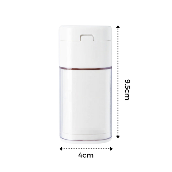 Pill Grinder And Cutter With Storage Cup For Easy Dosing