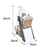 Vertical Mandoline Slicer With Four Functions For Easy Prep