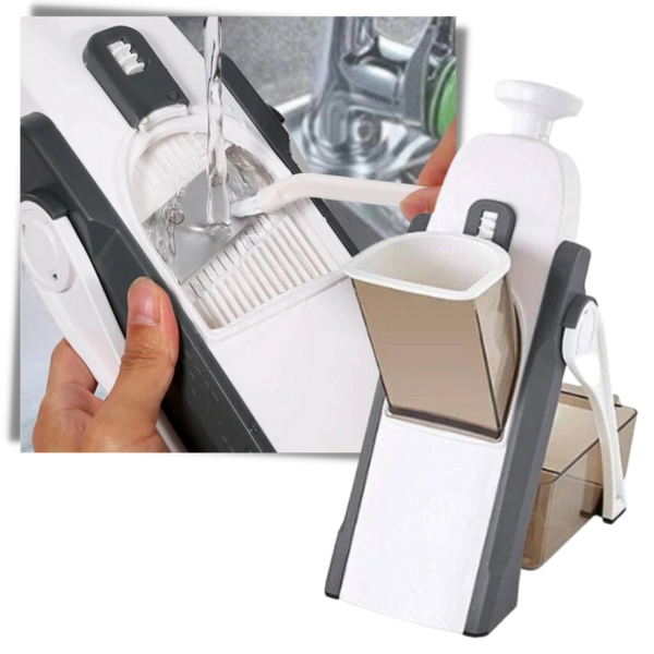 Vertical Mandoline Slicer With Four Functions For Easy Prep