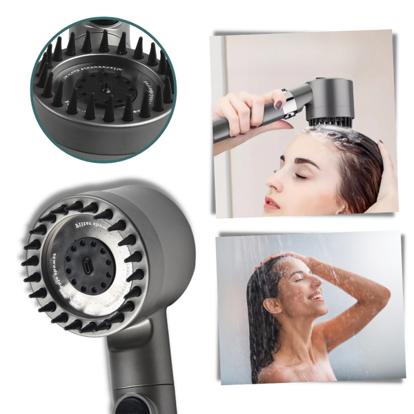 Four In One High Pressure Shower Head With Purified Water For Healthier Hair