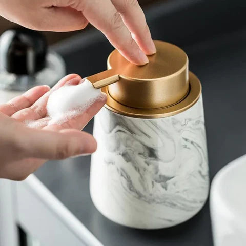 Nordic Marble Four Piece Bathroom Luxury Accessory Set
