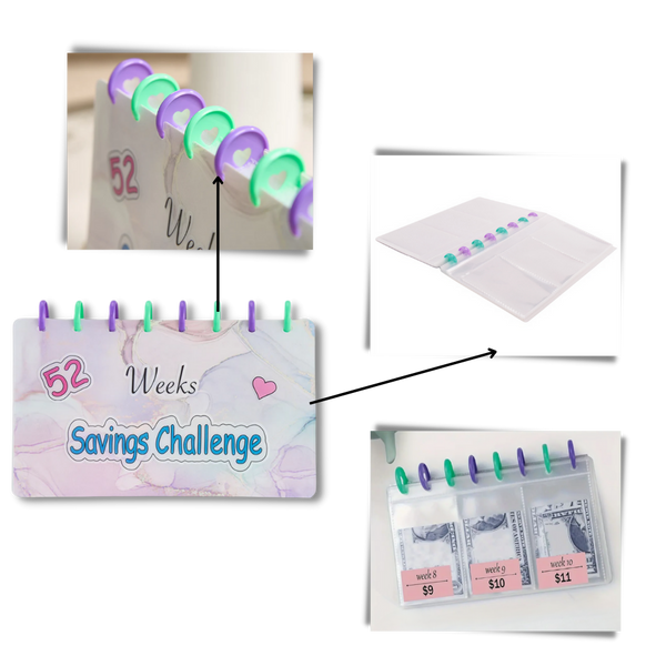 52 Week Savings Binder For Clear Financial Planning And Progress