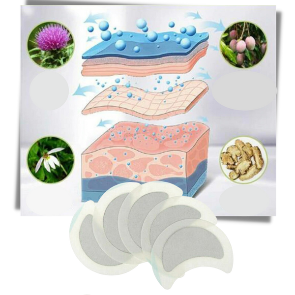 Herbal Lymph Detox Patches for Clearer Skin and Purification