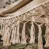 Handcrafted Cotton Macrame Hammock With Loop End For Easy Hanging