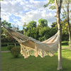 Handcrafted Cotton Macrame Hammock With Loop End For Easy Hanging